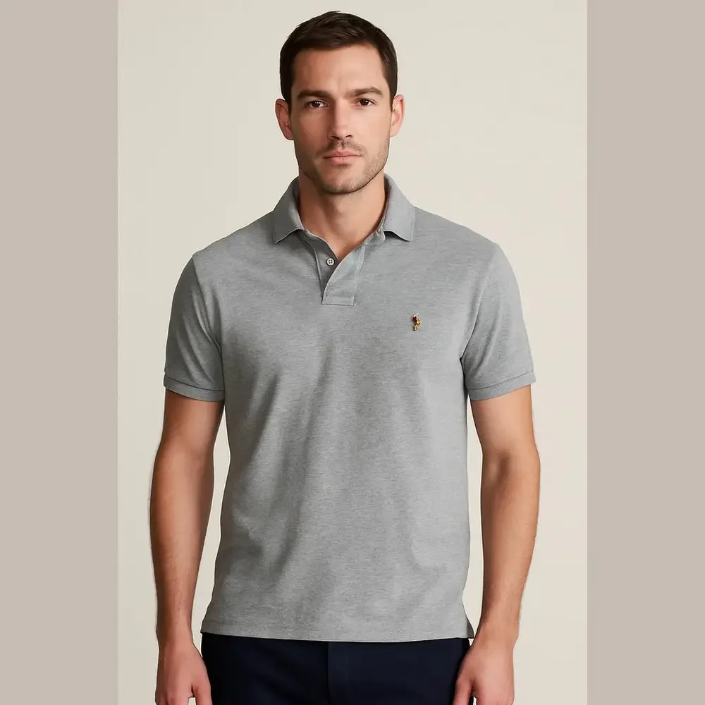 Polo Ralph Lauren Men's Polo Shirt Large Gray